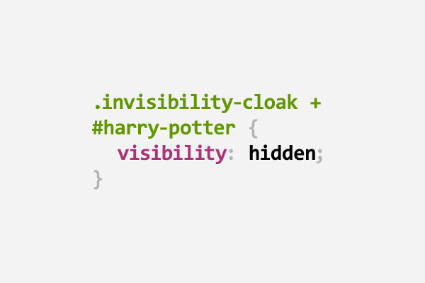 invisibility cloak