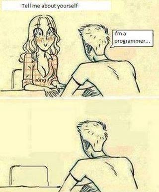 Chỉ cần nghe đến lập trình viên là đủ rồi =))