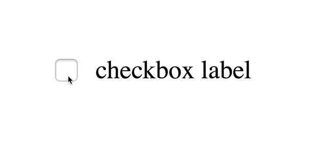 Label trước checkbox
