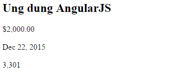 Kết quả trong AngularJS 2 
