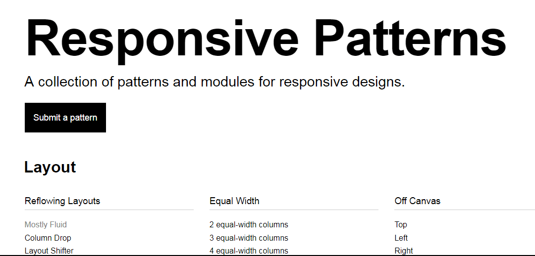 responsive-patterns
