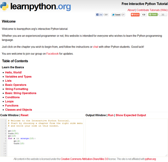 Trang web LearnPython