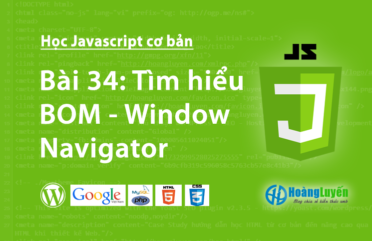 Tìm hiểu BOM - Window Navigator trong Javascript