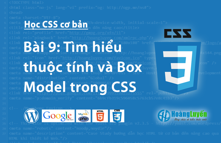 Tìm hiểu thuộc tính và Box Model trong CSS