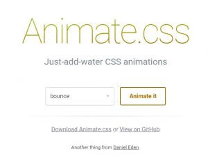 Animate.css - Tạo hiệu ứng cho trang web với CSS
