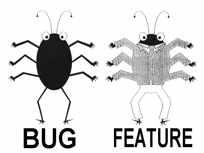 Bug không phải feature