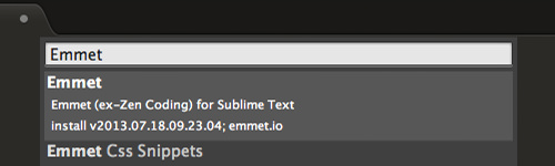 Cài đặt Emmet vào Sublime Text- Mac OS