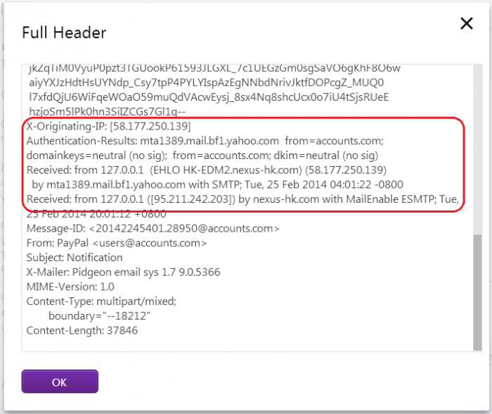 Một chiến dịch HTML Phishing mạo danh Paypal