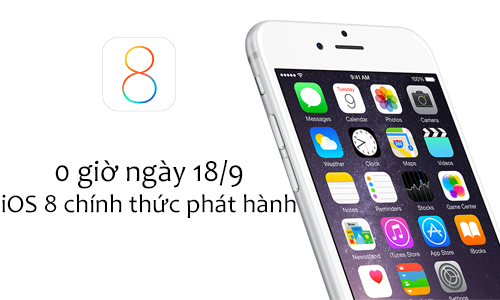 Apple chính thức ra mắt iOS 8 với 50 bản vá lỗi bảo mật