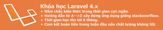 Khóa học Laravel Framework 4.x