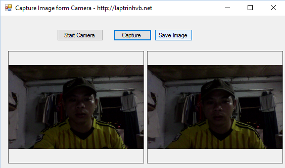 Tutorial Capture Image from camera