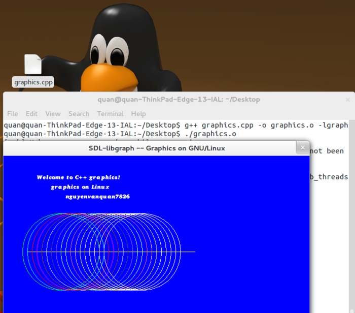 đồ họa trong C với linux ubuntu