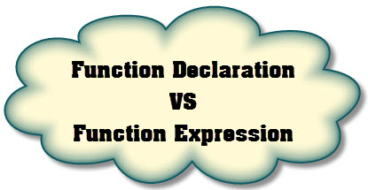 function declaration vs function expression