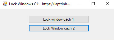 lock windows c#