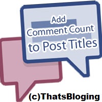 Hướng dẫn chèn số lượng bình luận (comment) ngay tại tiêu đề bài viết trong Blogspot