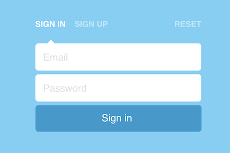 Sign In/Up Form Transitions cực cool với CSS3