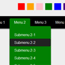 Từng bước tạo menu đa màu sắc bằng CSS3