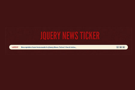 Cách hiển thị bản tin mới với jQuery News Ticker