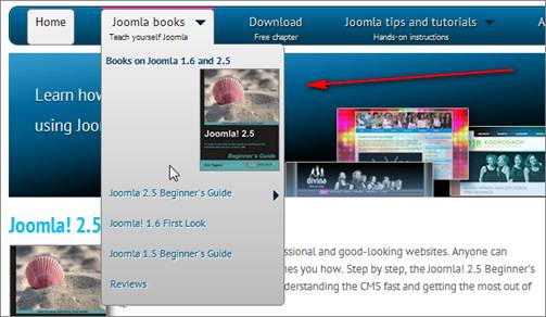 Hướng dẫn tạo mega drop-down menu trong Joomla 2.5