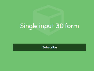 single-input-3d-form