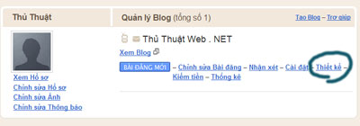 cai dat giao dien cho blogger