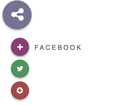 Circle social share : Hiệu ứng vòng tròn với CSS3