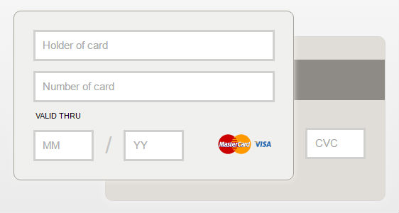 Thiết kế mẫu Payment Card bằng CSS