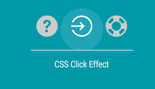 Click Effect : Tạo hiệu ứng click chuột với CSS3