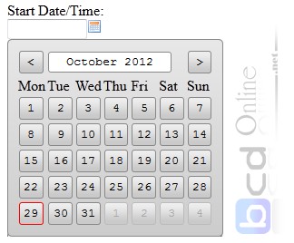 Calendar Cool JavaScript Date Picker