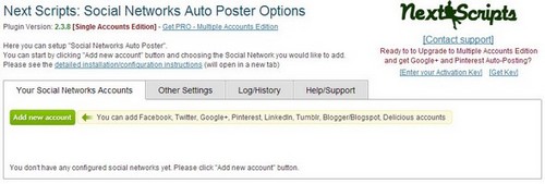 NextScripts Social Networks Auto-Poster Plugin
