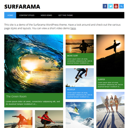 Surfarama Travel WordPress Theme