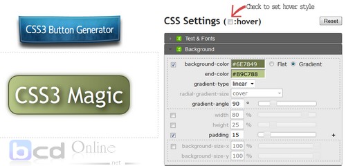 CSS Drive CSS3 Button Generator