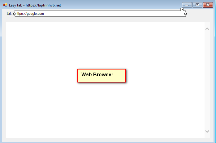 Sử dụng webbrowser c#