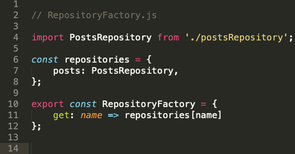 design pattern repository factory