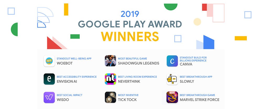 Image result for google play awards 2019