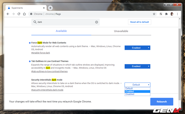 Cách “ép” Google Chrome luôn hiển thị chế độ nền tối cho tất cả các trang web - Ảnh 4.