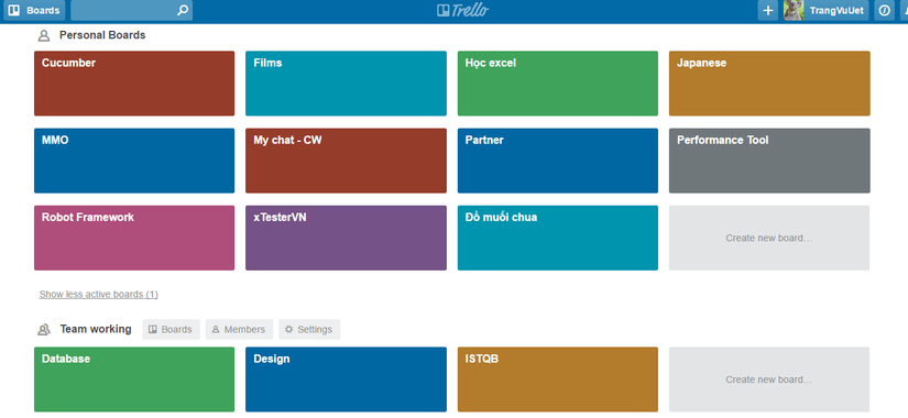 Trello - Organization