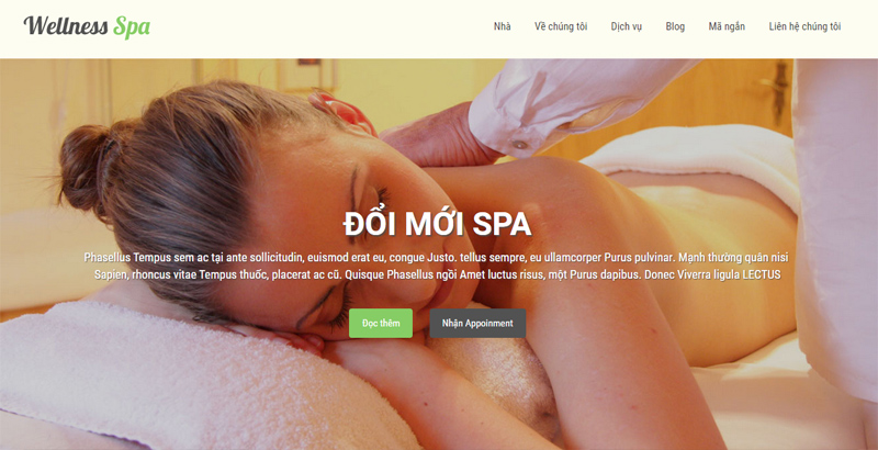 Themes WordPress Responsive Wellness - SPA