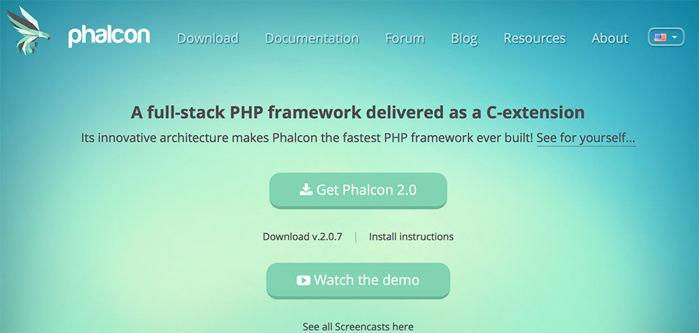 Phalcon framework