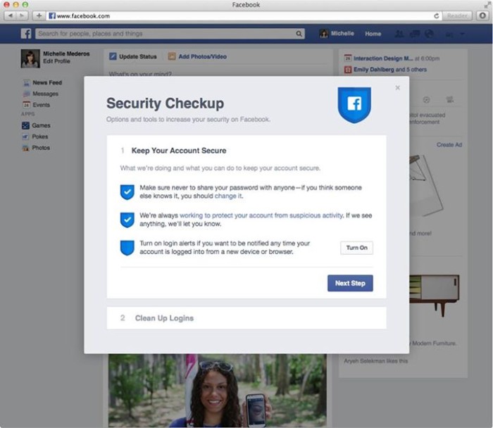 facebook Security Checkup