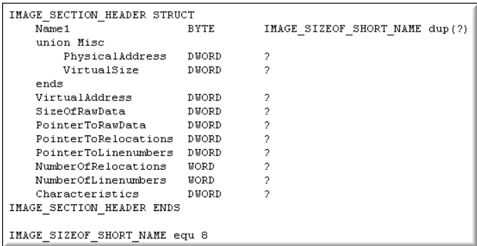 section_table