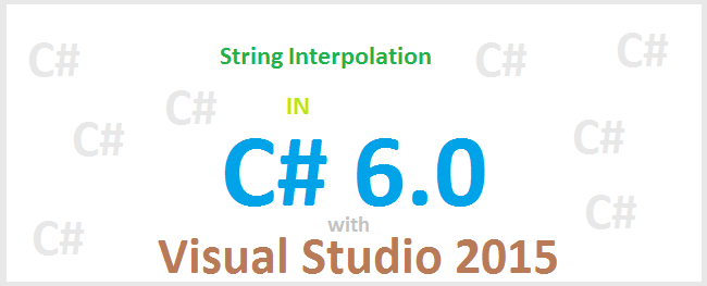 Interpolate string trong c#