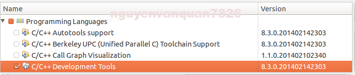 C/C++ development tools fo eclipse