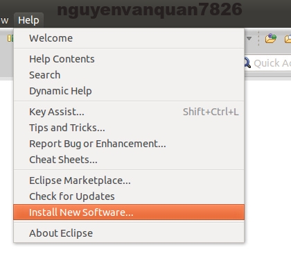 install new software in eclipse