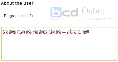 Chỉnh sửa Biographical Info author box wordpress