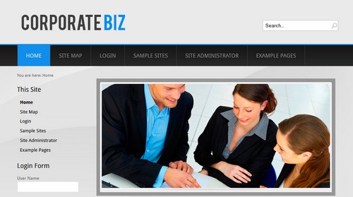 MD-Corporate Joomla Template