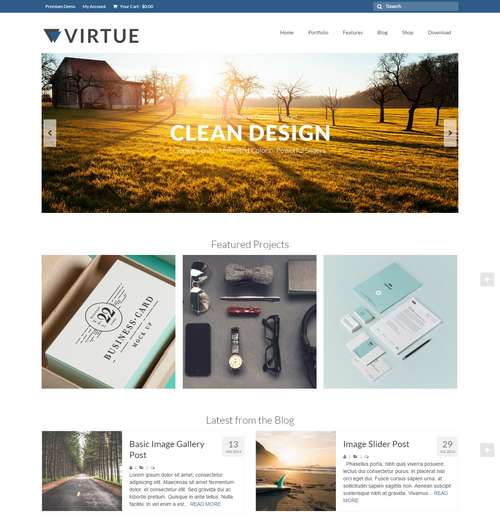 Virtue Business Blog Theme