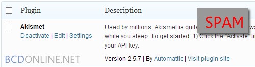 Akismet WordPress Plugin