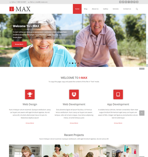 iMax Theme Magazine cho WordPress