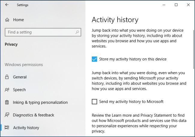 Windows 10 vẫn gửi dữ liệu Activity History của người dùng về Microsoft, ngay cả khi tính năng này đã bị tắt - Ảnh 1.